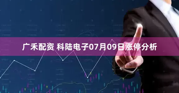 广禾配资 科陆电子07月09日涨停分析
